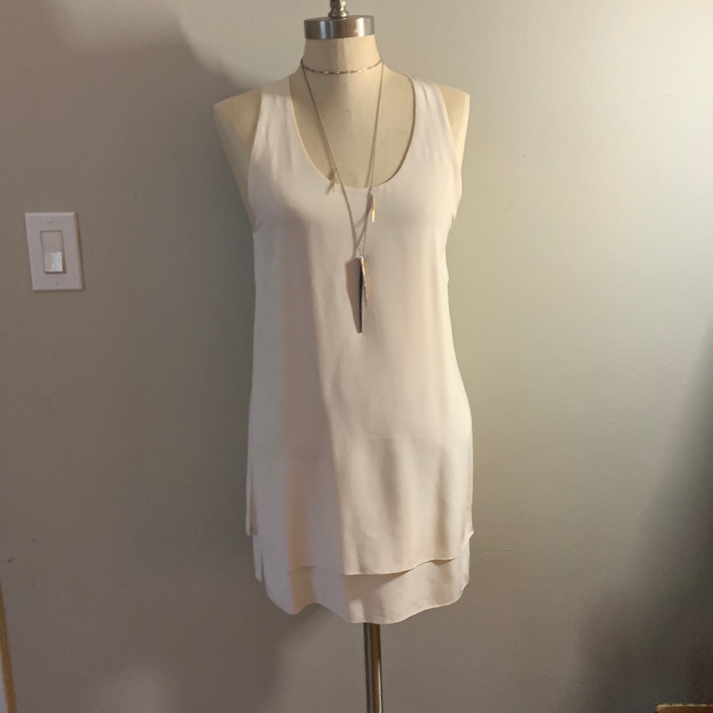 EDUN 100% Silk Blouse Tank Top